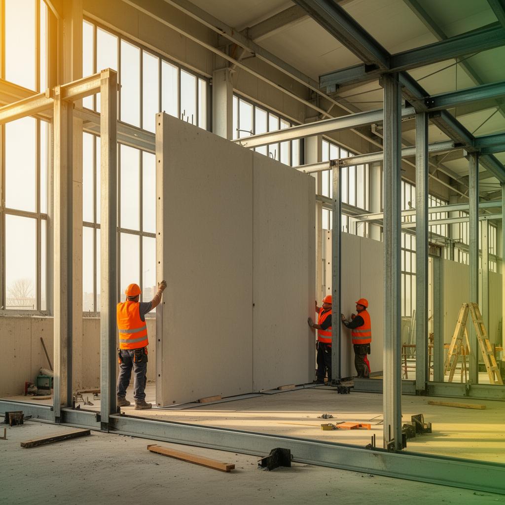 Painel Wall instalado em obra